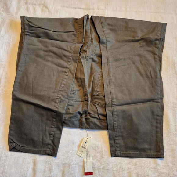 Talbots women's size 16W pants, slimming green stretch fabric, 4 pockets, NWT - Picture 3 of 8
